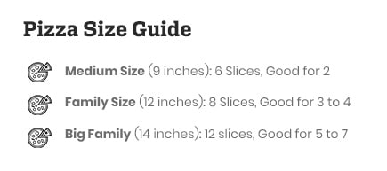 Medium Size Pizza Inches